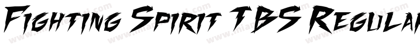 Fighting Spirit TBS Regular字体转换